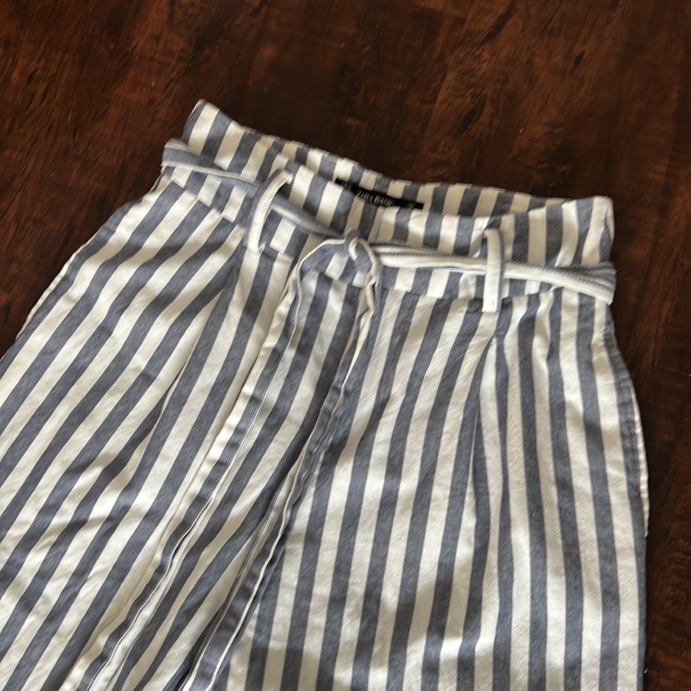 Zara striped cropped pants - Picture 2 of 2